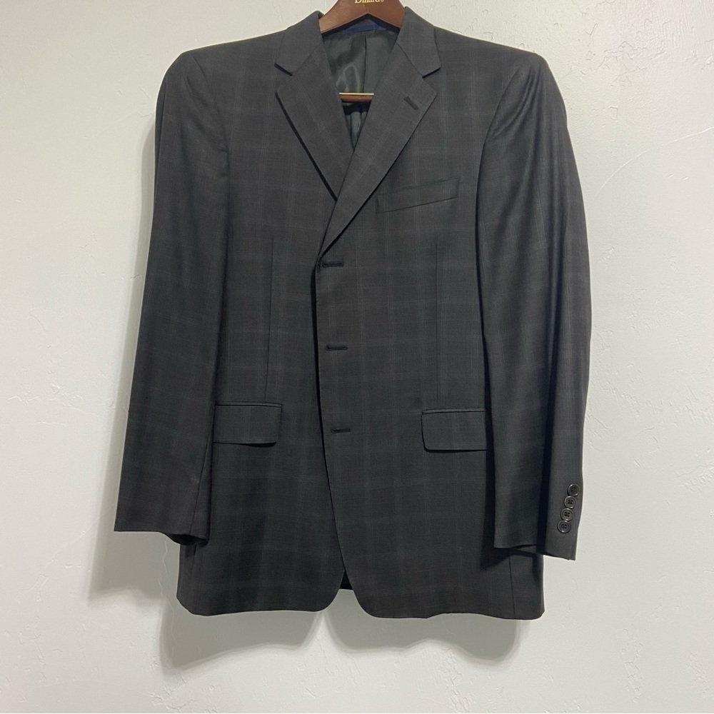 Daniel Cremiuex Collection for Dillards Suit Jacket Blazer Men's 41 R Plaid